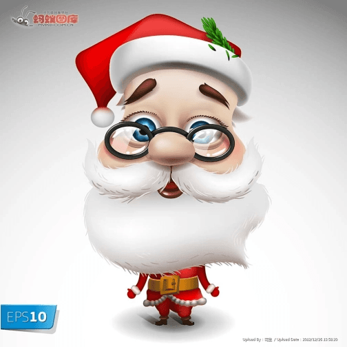 Holiday greeting card with a talking photo message